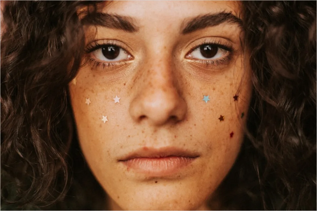 Detail Freckles Close Up Number 12