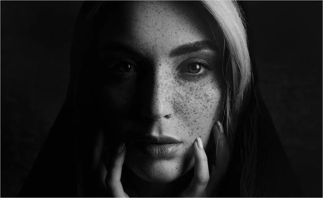 Detail Freckles Close Up Number 8