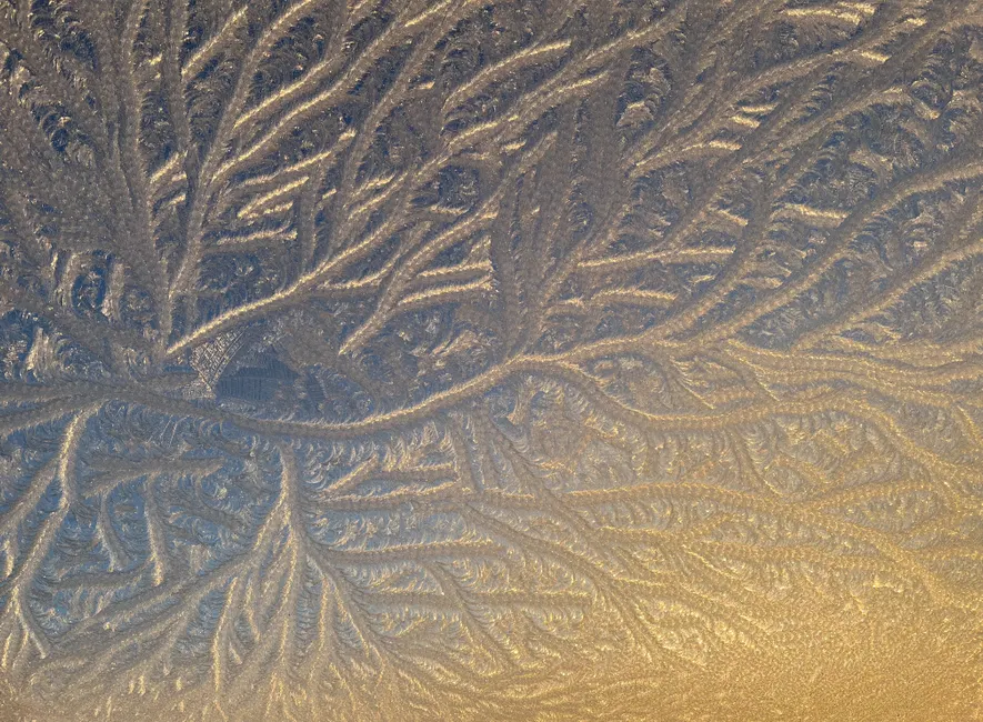 Frost On Window Close Up A0cb