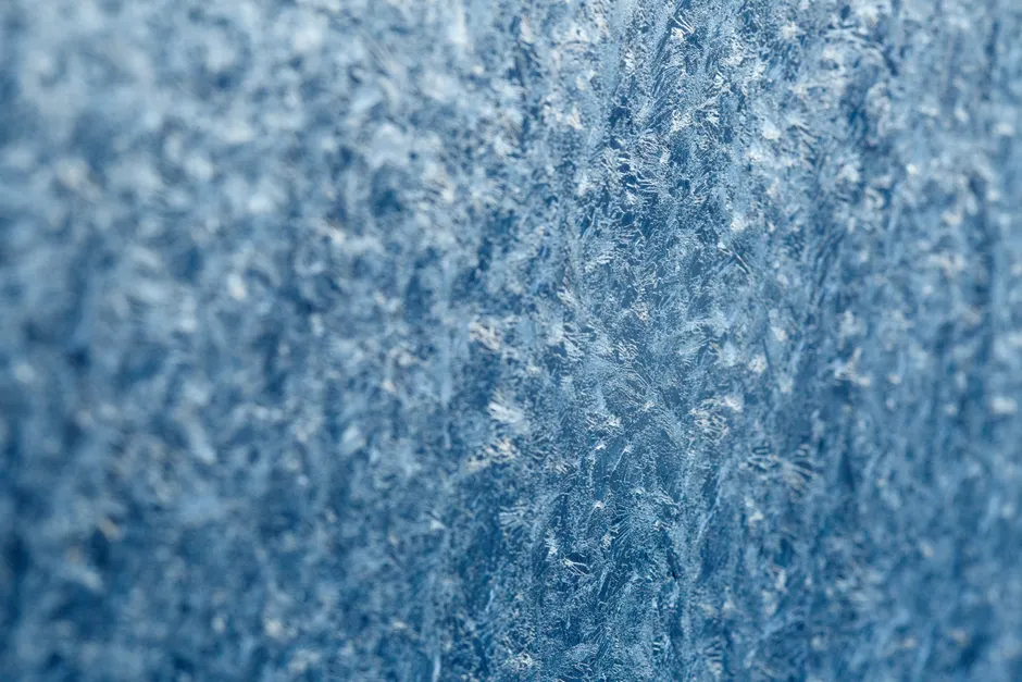 Detail Frost On Window Close Up Number 7