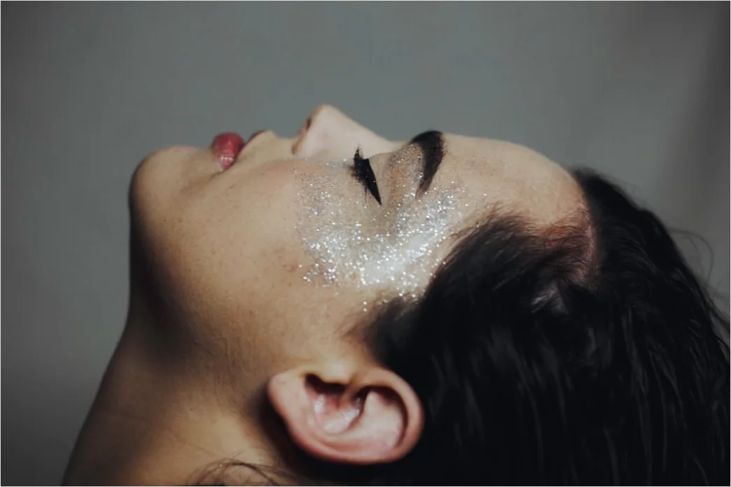 Detail Glitter Makeup Close Up Number 18
