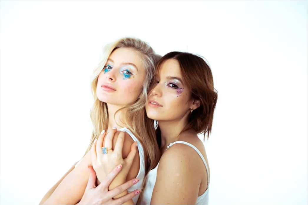 Detail Glitter Makeup Close Up Number 6