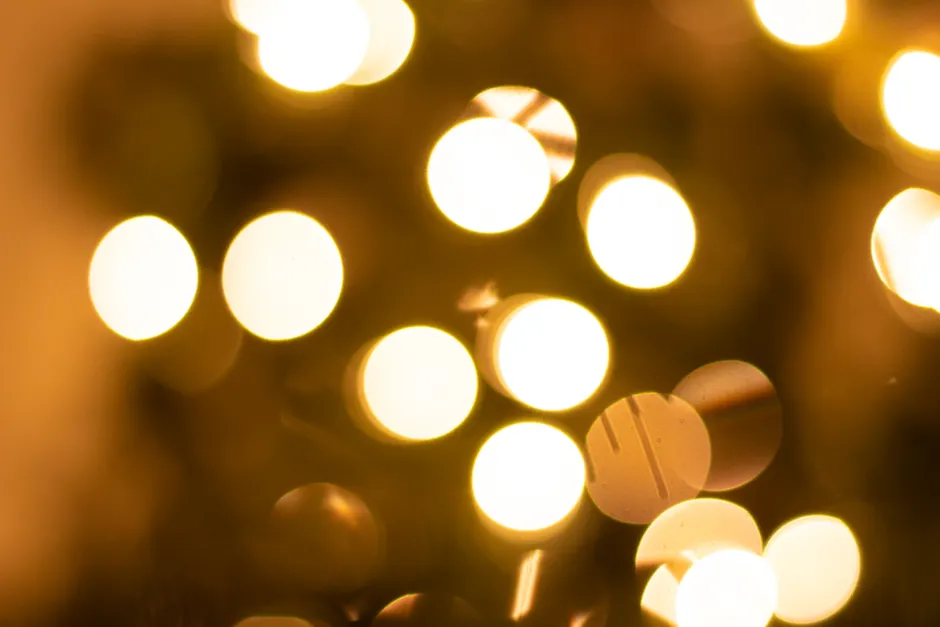 Detail Gold Bokeh Background Number 3