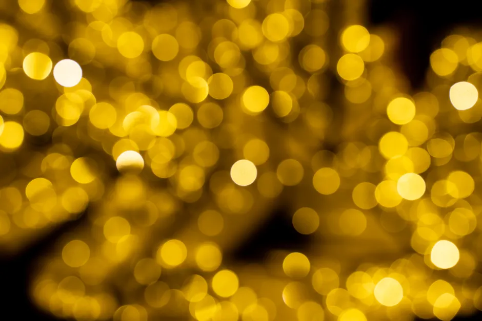 Detail Gold Bokeh Background Number 7