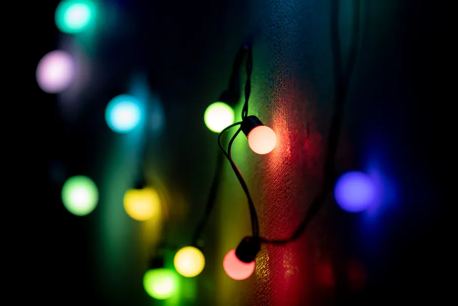 Detail Holiday Lights Bokeh Close Up Number 11