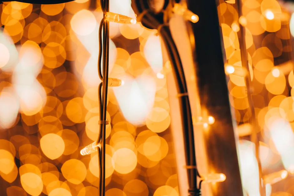 Detail Holiday Lights Bokeh Close Up Number 20