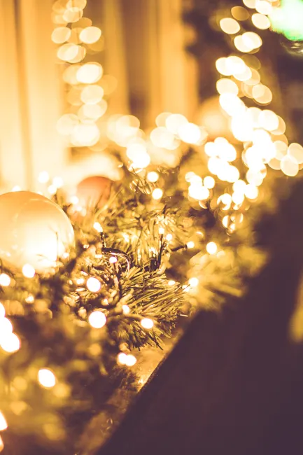 Detail Holiday Lights Bokeh Close Up Number 3