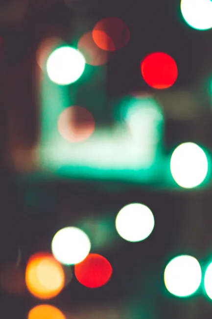 Detail Holiday Lights Bokeh Close Up Number 4