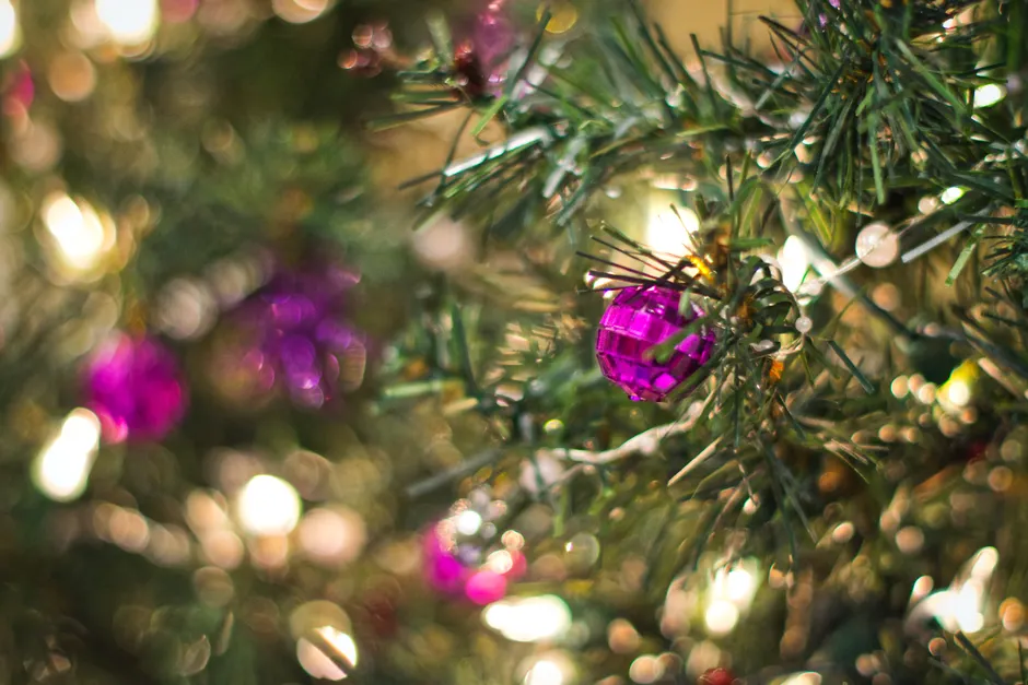 Detail Holiday Lights Bokeh Close Up Number 5