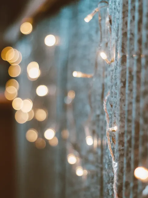 Detail Holiday Lights Bokeh Close Up Number 6