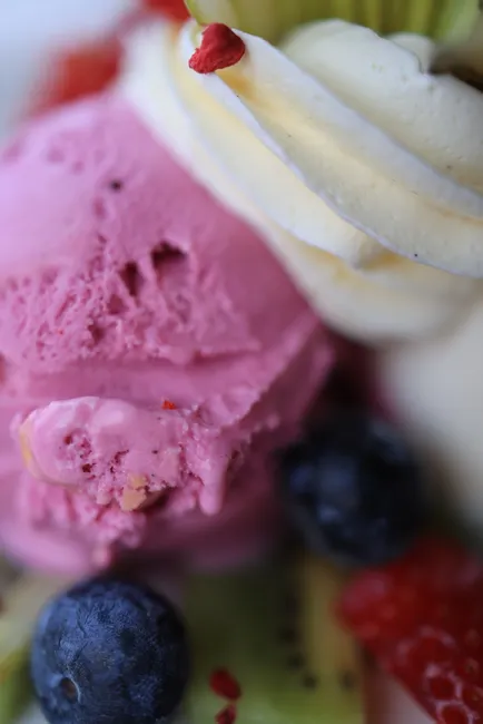 Detail Ice Cream Close Up Number 8