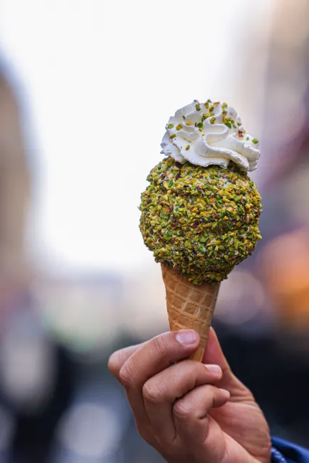 Detail Ice Cream Close Up Number 9