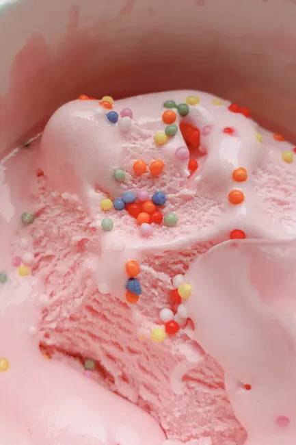 Detail Ice Cream Close Up Number 10