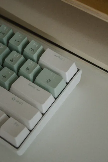 Detail Keyboard Close Up Number 17