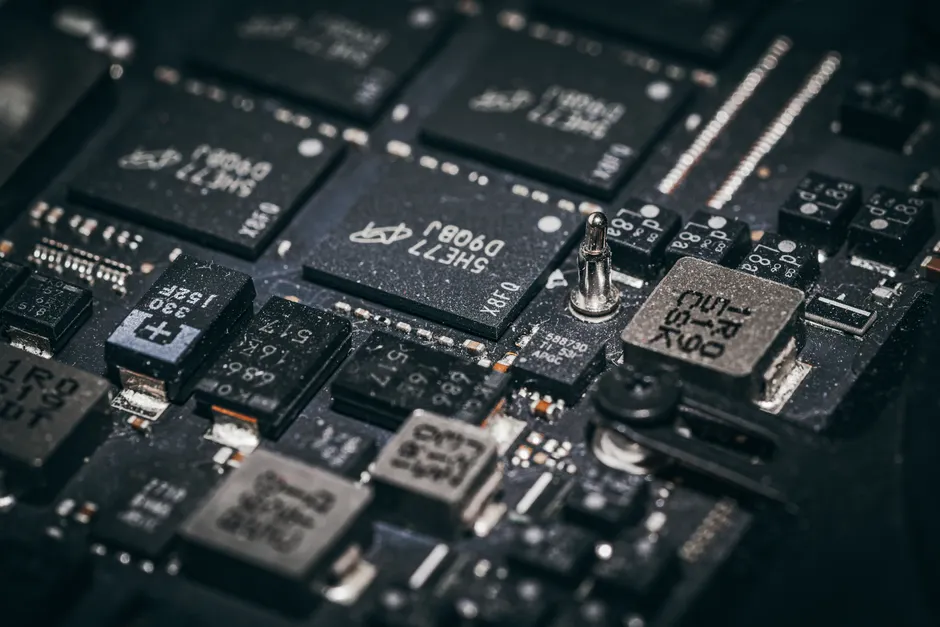 Detail Macro Photography Circuit Board Number 2