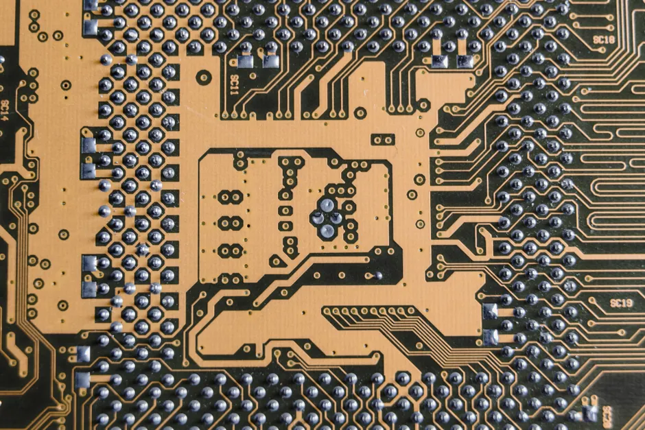 Detail Macro Photography Circuit Board Number 11