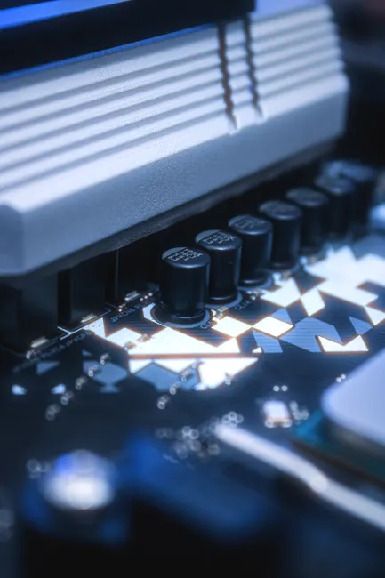 Detail Macro Photography Circuit Board Number 13
