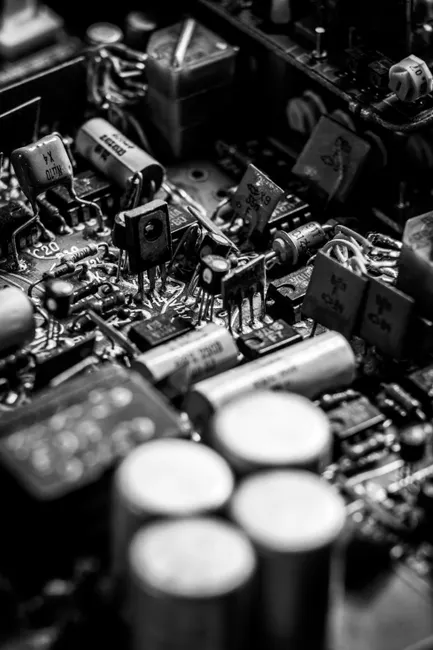 Detail Macro Photography Circuit Board Number 16