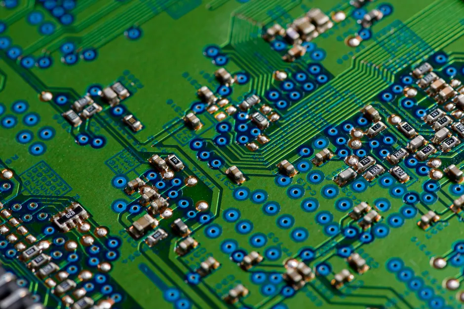 Detail Macro Photography Circuit Board Number 19
