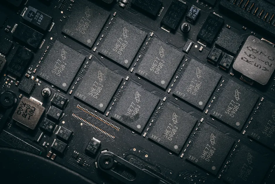 Detail Macro Photography Circuit Board Number 4