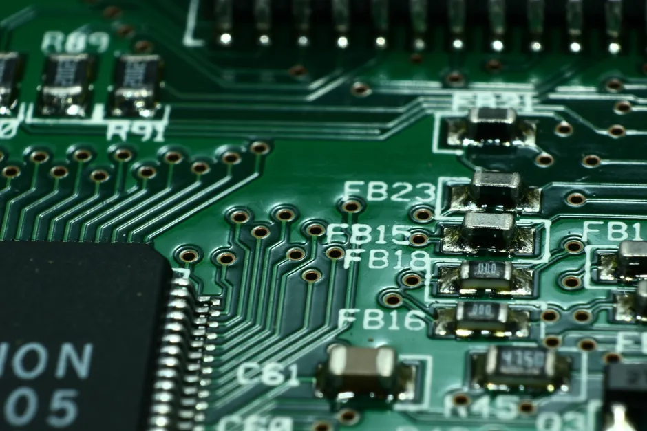 Detail Macro Photography Circuit Board Number 7