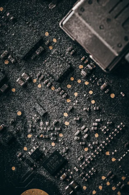 Detail Macro Photography Circuit Board Number 9