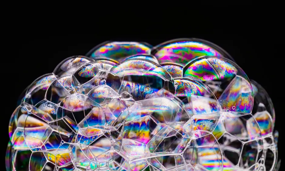 Detail Macro Photography Soap Bubbles Number 19