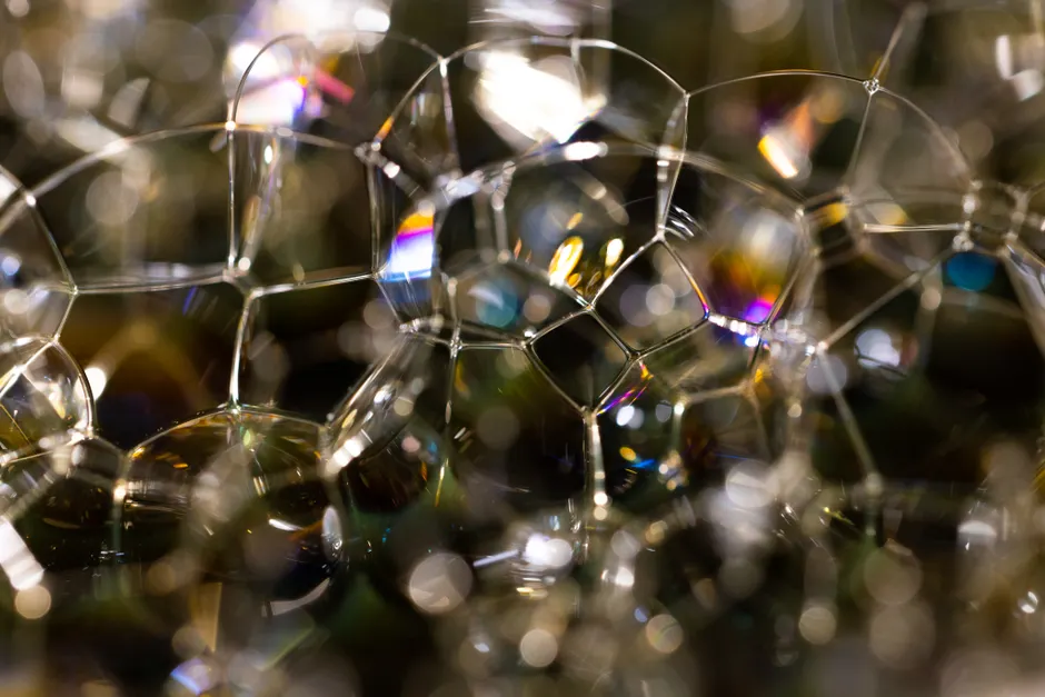 Detail Macro Photography Soap Bubbles Number 6