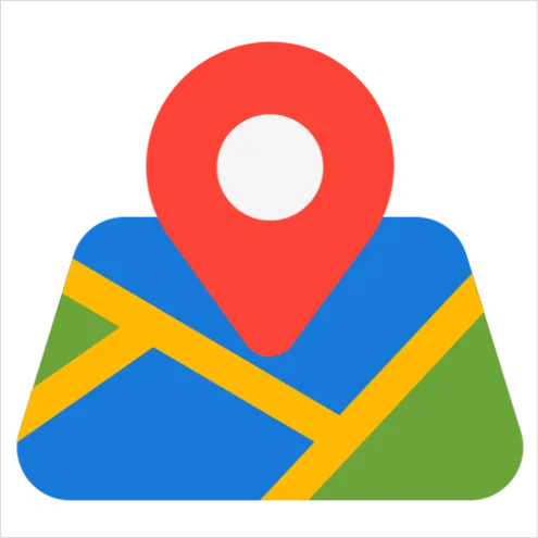 Detail Map Icons Set Vector Number 12