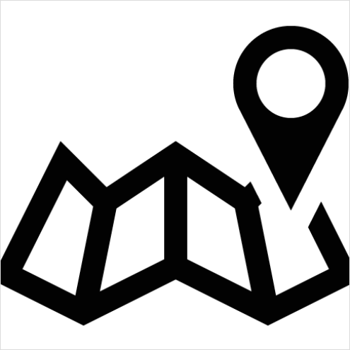 Detail Map Icons Set Vector Number 8