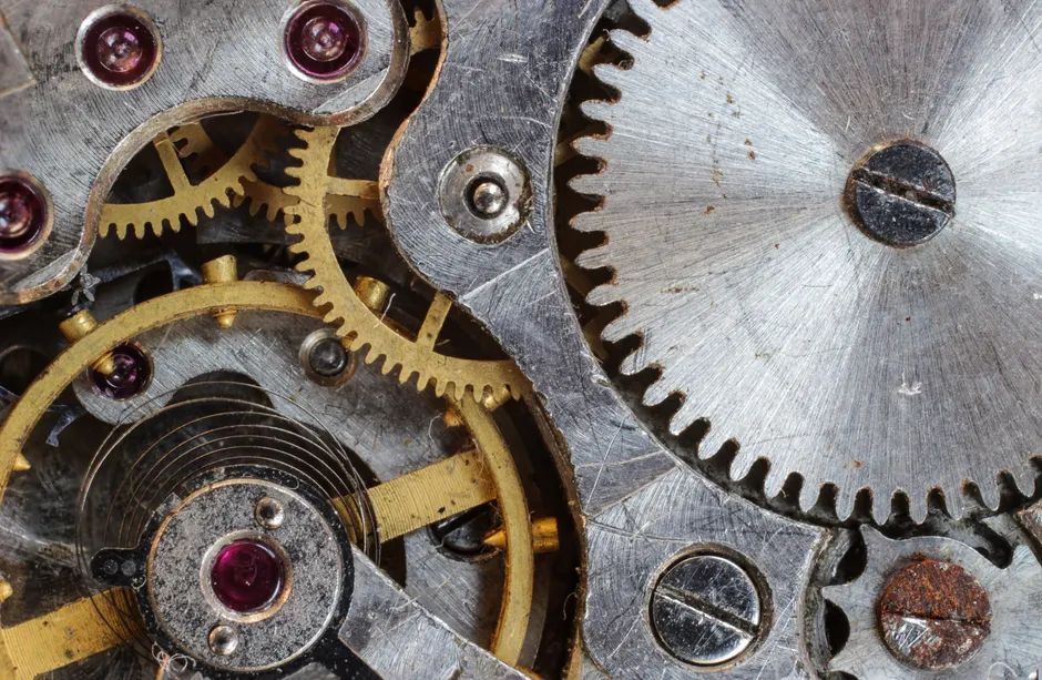 Mechanical Gears Macro 11ef