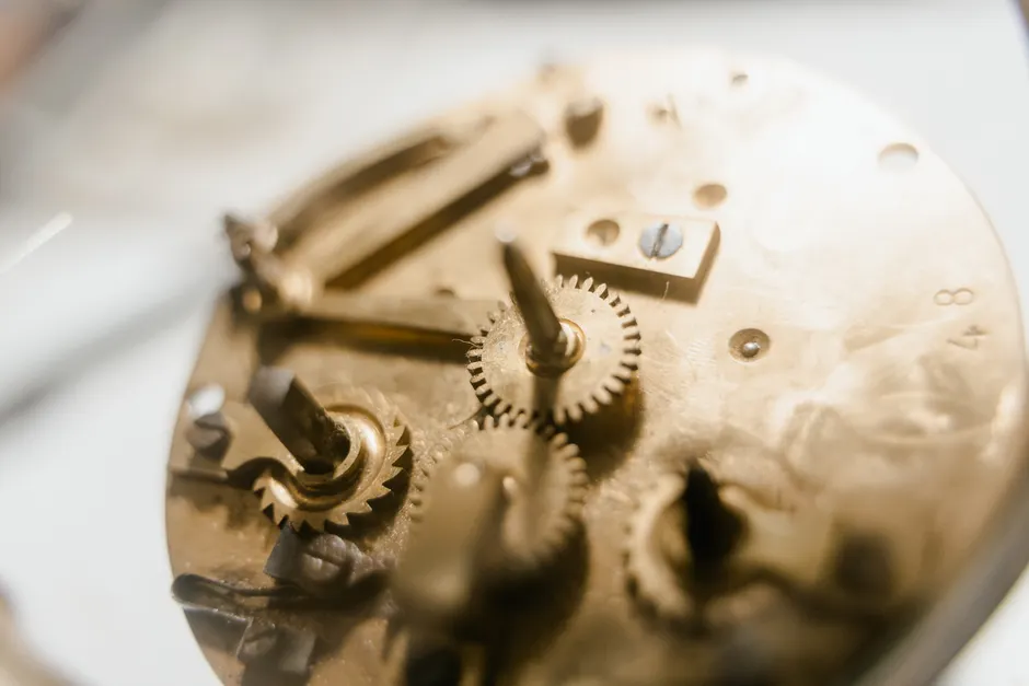 Detail Mechanical Gears Macro Number 12