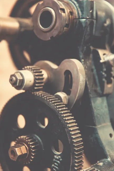Detail Mechanical Gears Macro Number 13