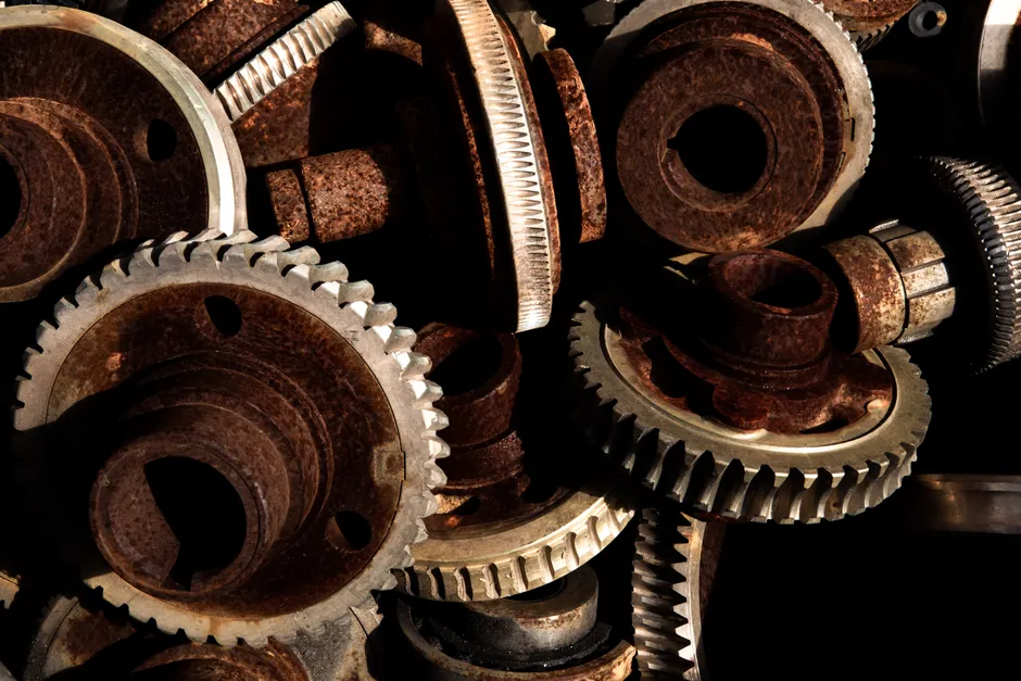 Detail Mechanical Gears Macro Number 14