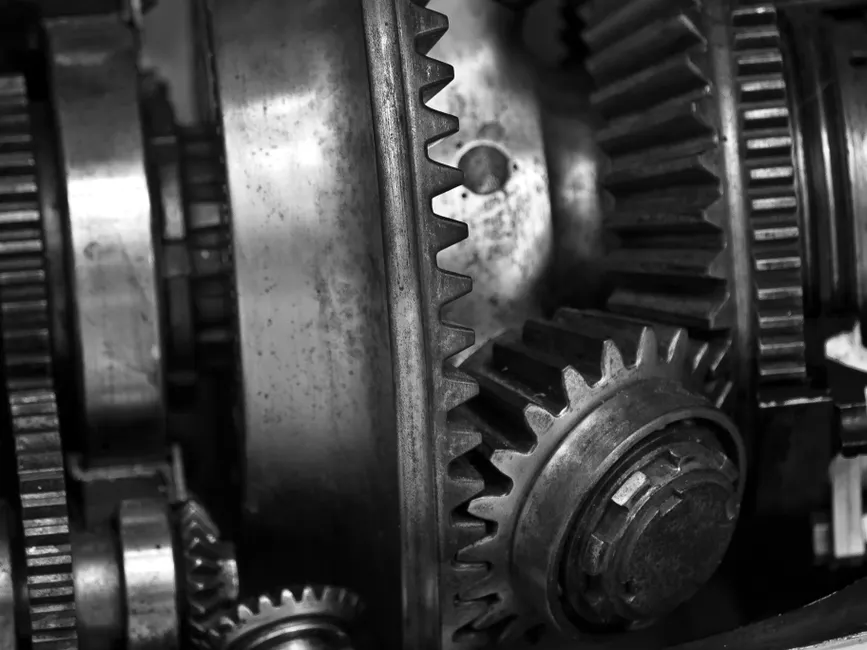 Detail Mechanical Gears Macro Number 15