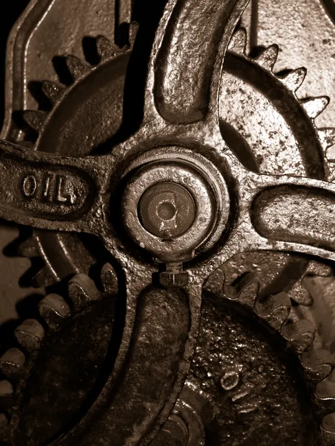 Detail Mechanical Gears Macro Number 20