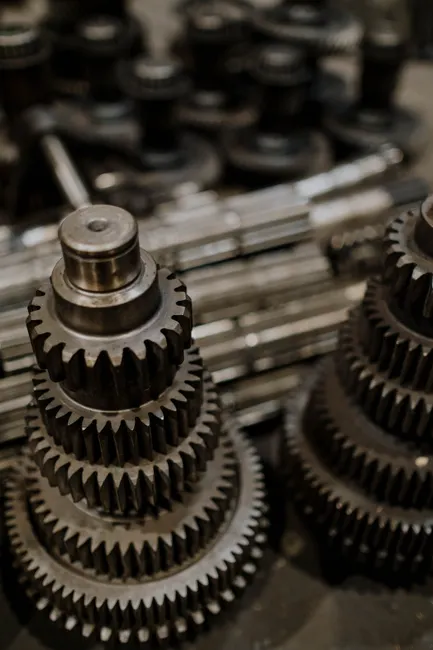 Detail Mechanical Gears Macro Number 4