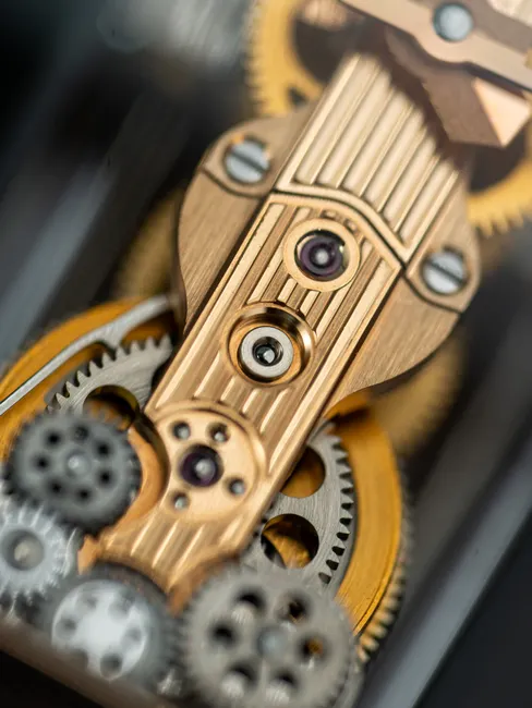 Detail Mechanical Gears Macro Number 6