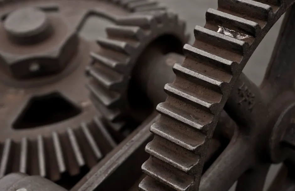 Detail Mechanical Gears Macro Number 7