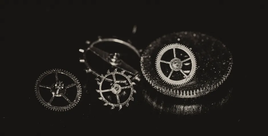 Detail Mechanical Gears Macro Number 8