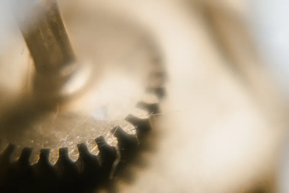 Detail Mechanical Gears Macro Number 9