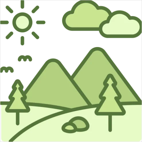 Detail Nature Icons Set Vector Number 4
