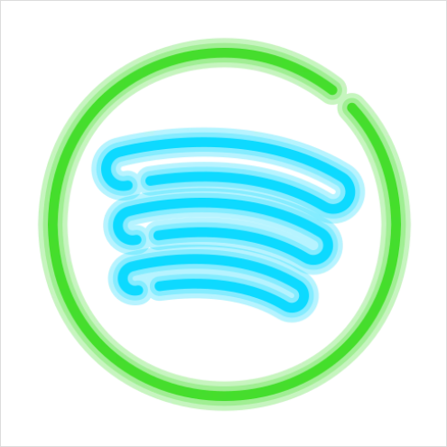 Detail Neon Icons Set Vector Number 15