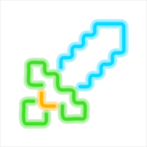 Detail Neon Icons Set Vector Number 18
