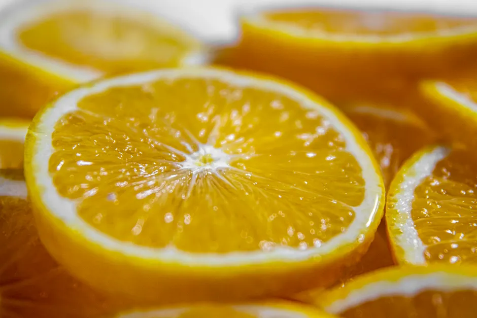 Detail Orange Slice Close Up Photography Number 4