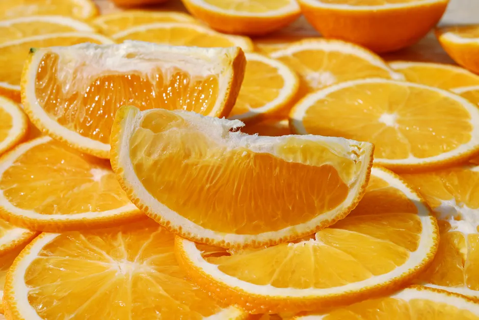 Detail Orange Slice Close Up Photography Number 9