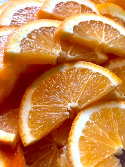Detail Orange Slice Macro Number 2