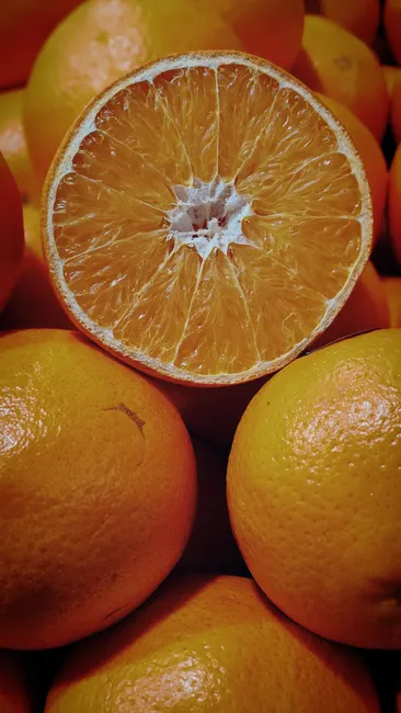 Detail Orange Slice Macro Number 12