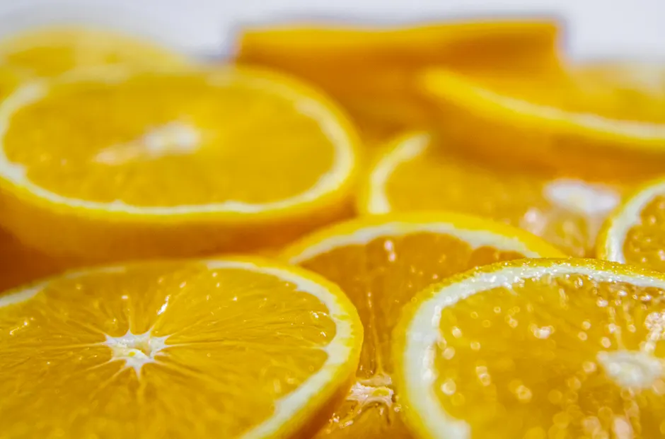 Detail Orange Slice Macro Number 13