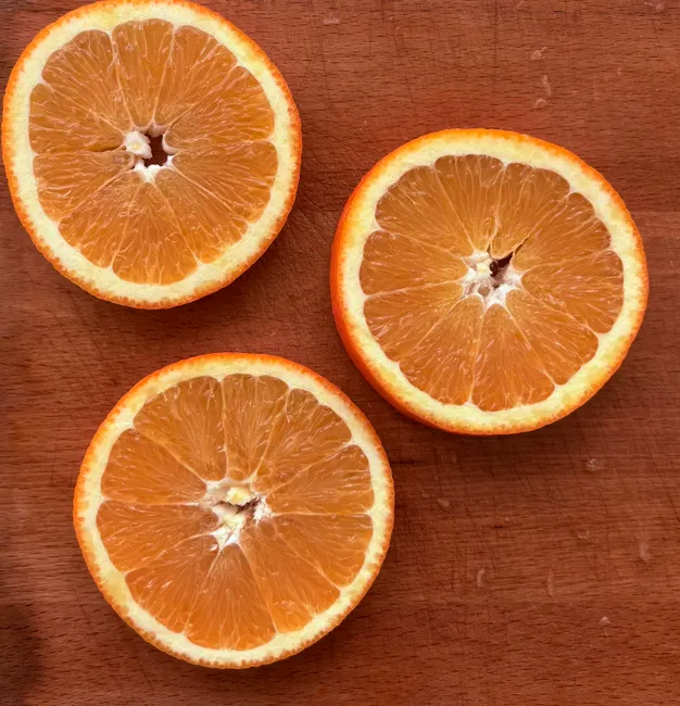 Detail Orange Slice Macro Number 15